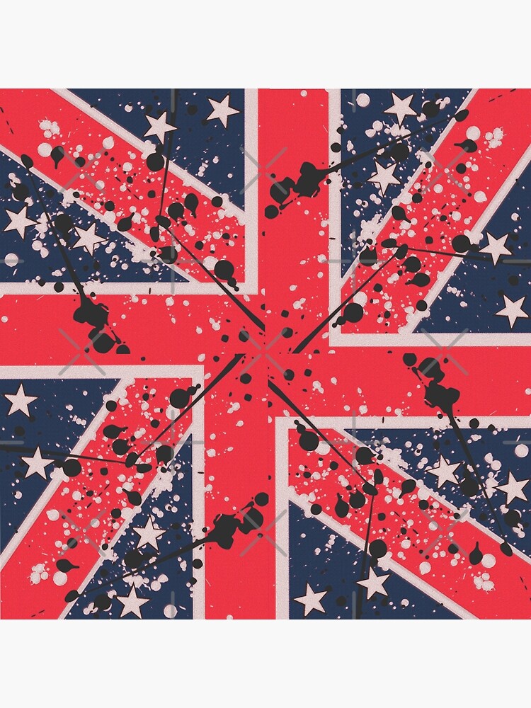 "Union Jack / roses take" Poster for Sale by LPDesignsUK Redbubble