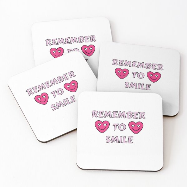Item preview, REMEMBER TO SMILE CUTE GIRLY DESIGN designed and sold by TrinityGIRL.