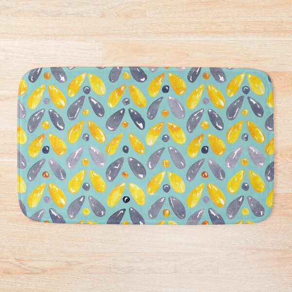 Item preview, Puppy Drops | Grey, Mint & Mustard designed and sold by RebeccaFlaherty.