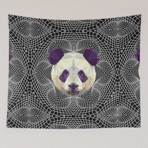 Item preview, Geometric Panda - Classic on Monochrome designed and sold by NoMatterLab.