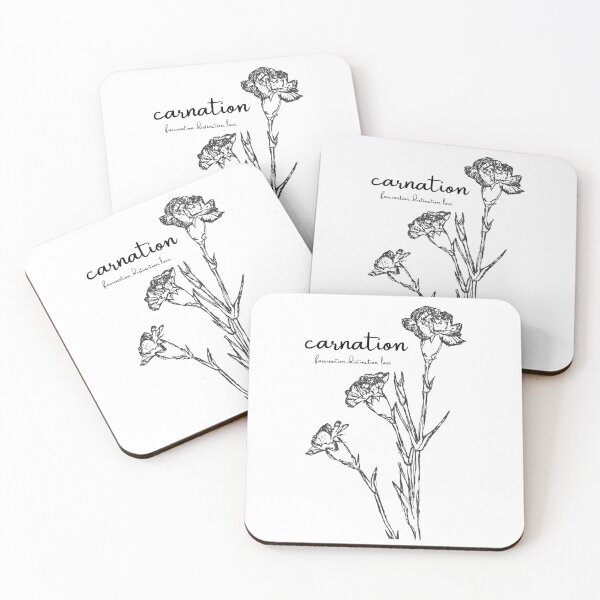 Item preview, January Birth Flower - Carnation (fascination, distinction, love) designed and sold by MijkeMuller.
