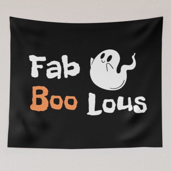 Item preview, FabBOOlous Cute and Funny ghost Halloween designed and sold by BloompodDesigns.