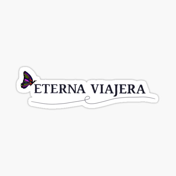 Eterna Viajera Pegatina