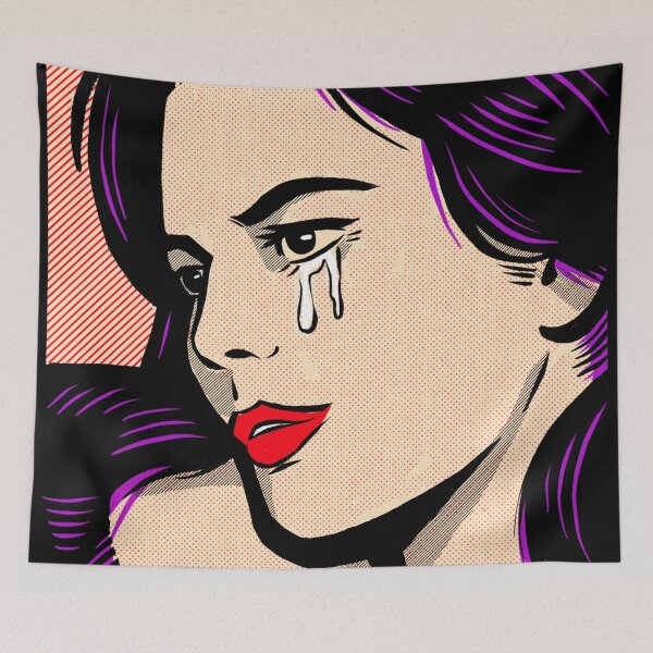 Item preview, Crying Woman. B Grade Movie. Retro Cool. designed and sold by shirtdan.