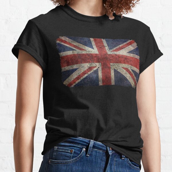 A grunge looking distressed Union Jack uk version Classic T-Shirt