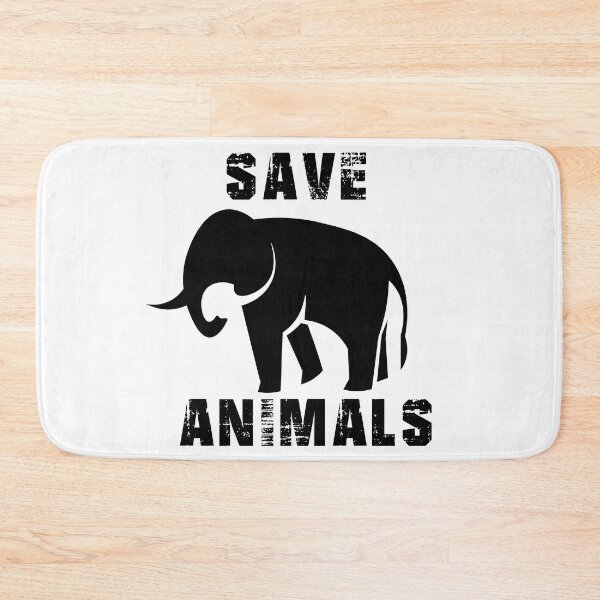 Item preview, Save animals, elephant, animal welfare, vegan, gift idea designed and sold by ThommyBLN.