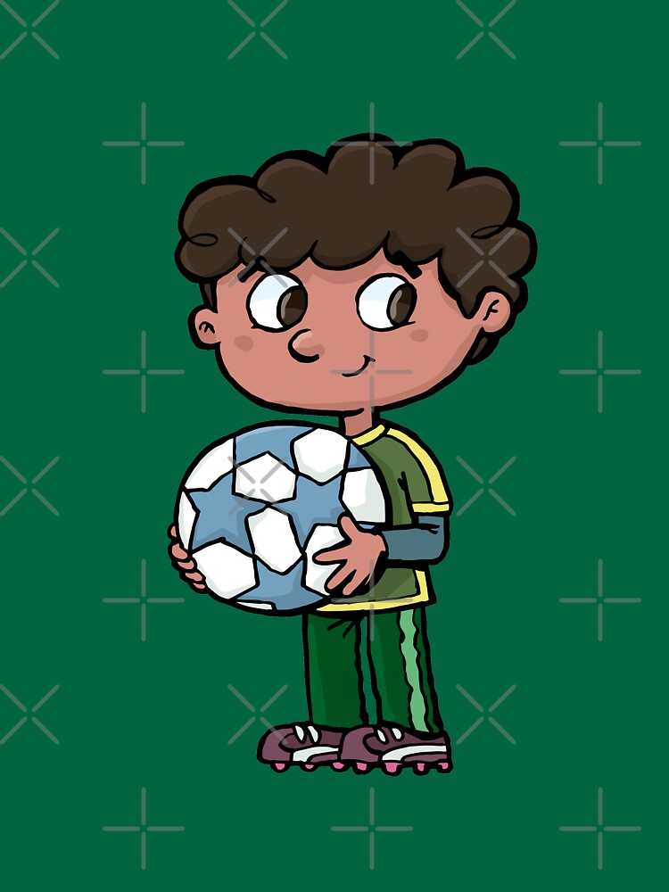 boy with a soccer ball by duxpavlic