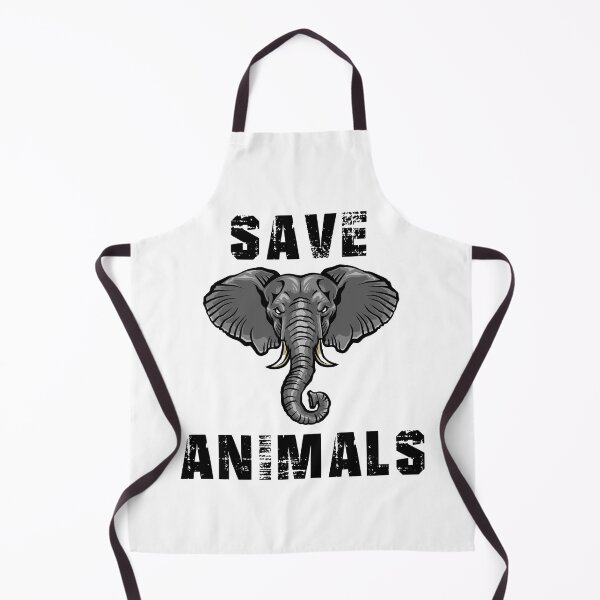 Item preview, Save animals, elephant, animal welfare, vegan, gift idea designed and sold by ThommyBLN.