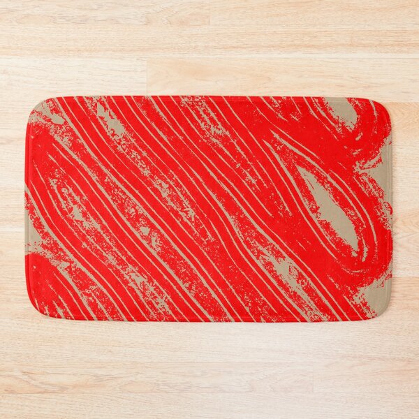 Item preview, Red on Khaki Squiggle designed and sold by LenaLeFay.