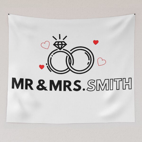 Item preview, Mr & Mrs. Smtih designed and sold by DopeTops.