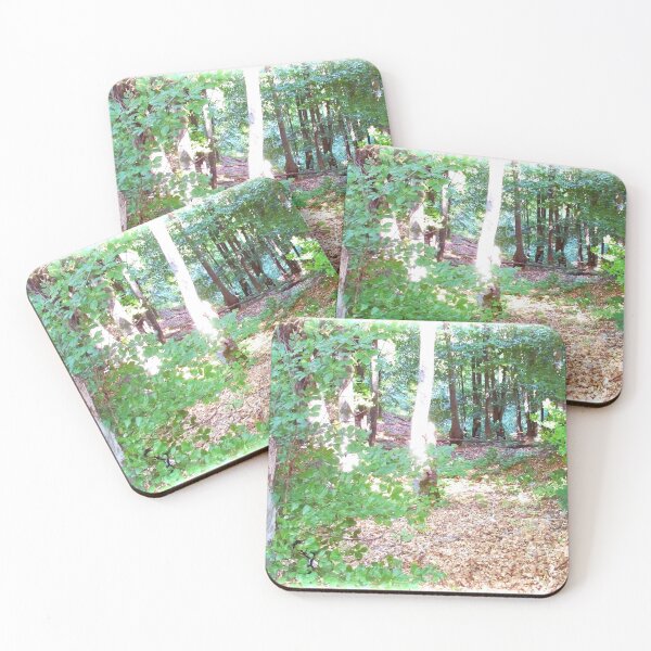Item preview, Beautiful Green Forest Autumn Photo designed and sold by LuckyKermit.