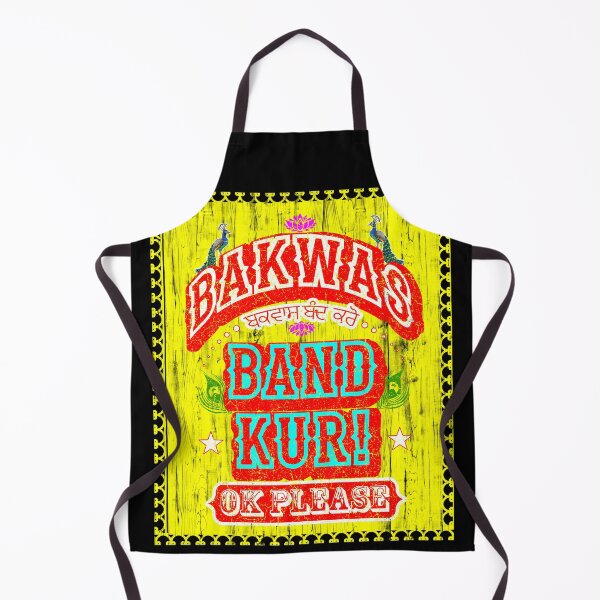 Item preview, Bak Was Band Kur, OK Please, Punjabi Indian Truck Art T-Shirt designed and sold by Phulkari Co.