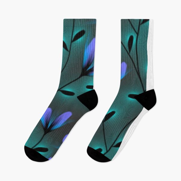 Item preview, Neon Blue Floras designed and sold by lotusbud.