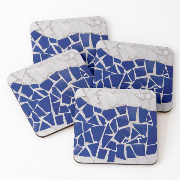 Item preview, Sharp Free Form Flow - a Modern Twist on Traditional Portuguese Azulejos designed and sold by Georgia Mizuleva.