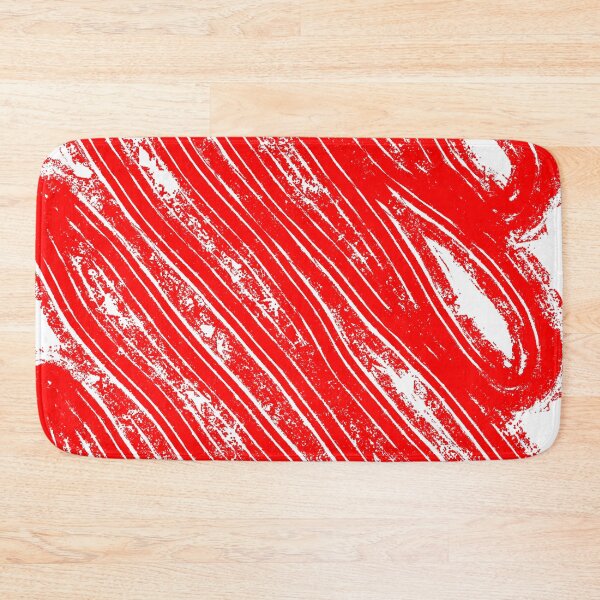 Item preview, Red on White Squiggle designed and sold by LenaLeFay.