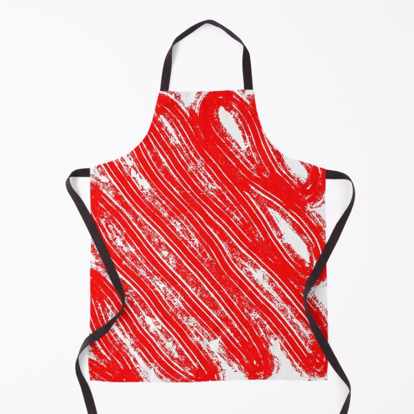 Item preview, Red on White Squiggle designed and sold by LenaLeFay.