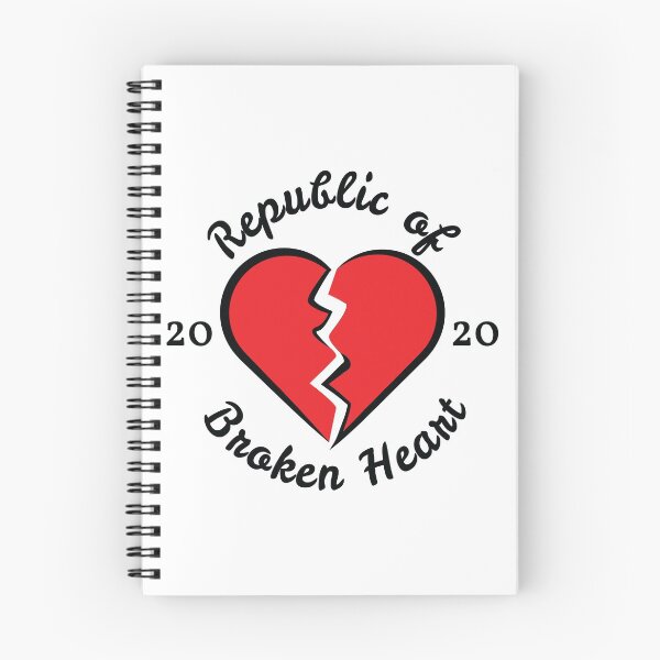 Item preview, Republic of Broken Heart 2020 in Black Font designed and sold by LotusBlue77.