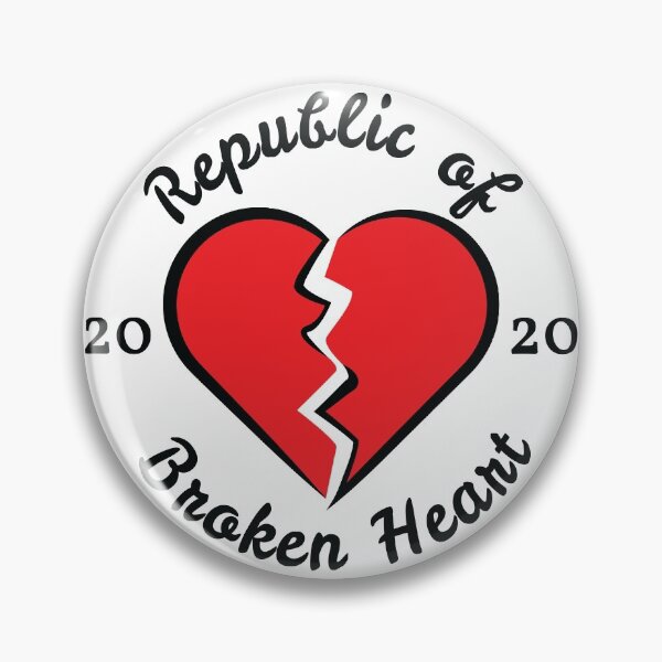 Item preview, Republic of Broken Heart 2020 in Black Font designed and sold by LotusBlue77.