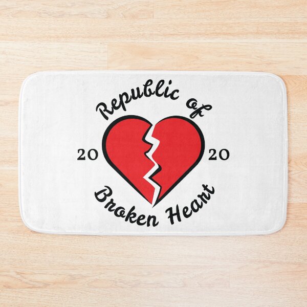 Item preview, Republic of Broken Heart 2020 in Black Font designed and sold by LotusBlue77.