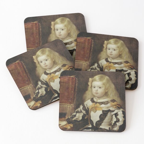 Item preview, Vintage portrait of Infanta Margarita Louvre  designed and sold by Vintage Designs +.
