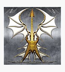 Dark Angel Heavy Guitar Photographic Print
