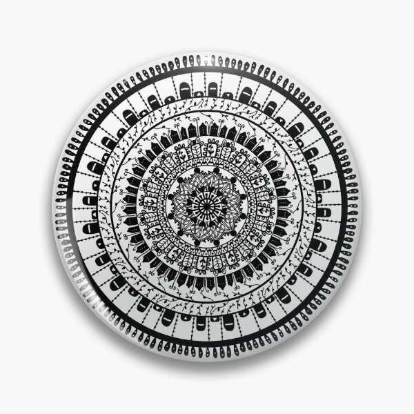 Artikelvorschau, Monochromes Mandala entworfen und verkauft von Artie297.