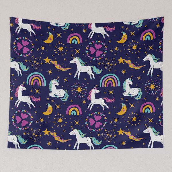 Item preview, Unicorn Seamless Pattern designed and sold by RsK_DeSiGn.