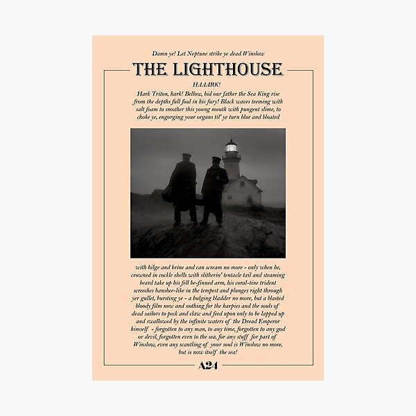 Item preview, The Lighthouse - A24 designed and sold by Jonas M. Hansen.