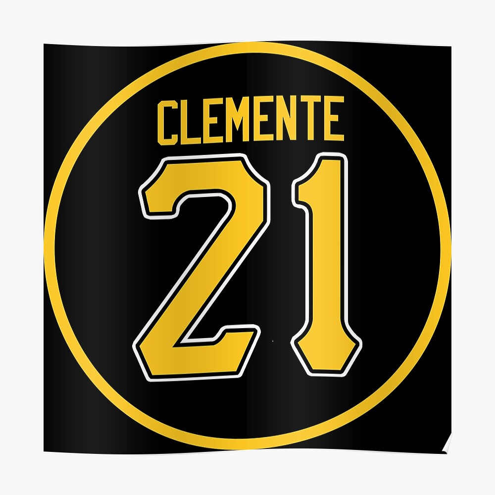 Clemente 21 Sticker for Sale by jortan1