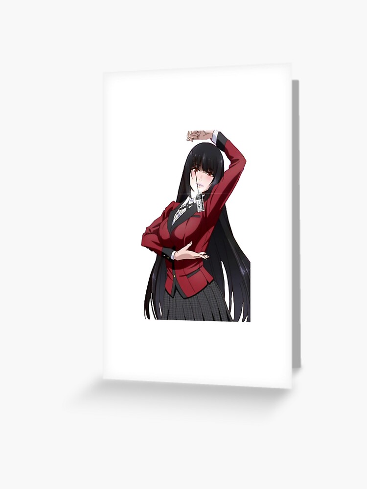 Kakegurui - Yumeko Jabami cards anime Greeting Card for Sale by