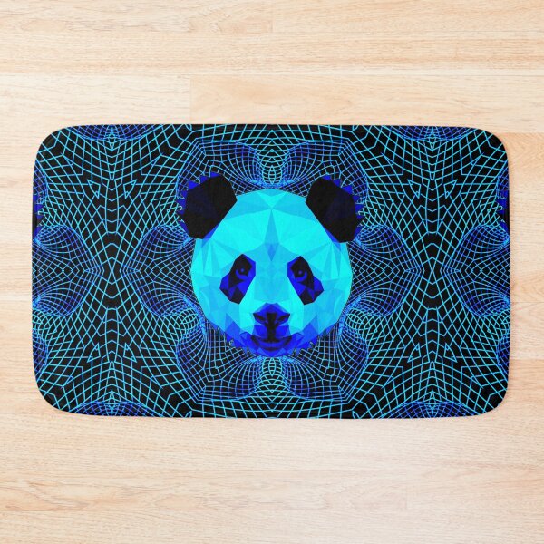 Item preview, Geometric Panda - Boisterous Blue designed and sold by NoMatterLab.