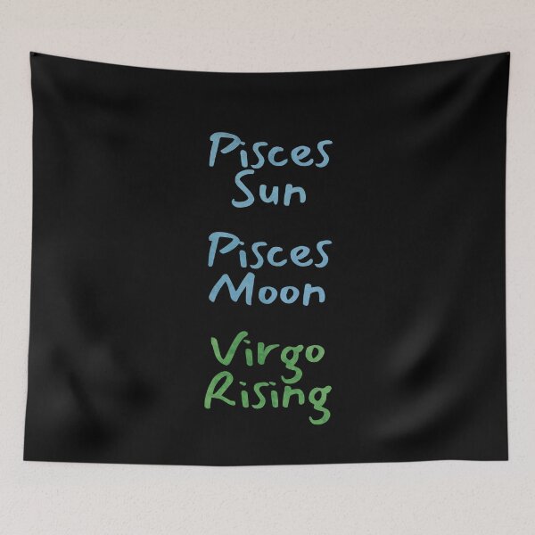 Item preview, Pisces Sun Pisces Moon Virgo Rising Text designed and sold by leomooncreates.