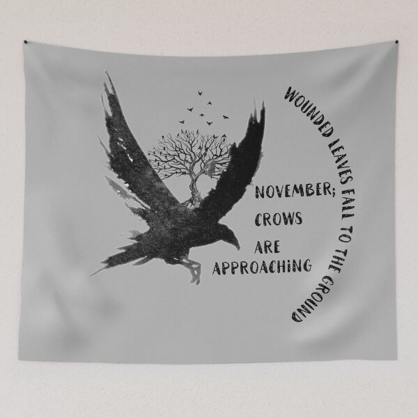 Item preview, November crows designed and sold by RebeccaRe.