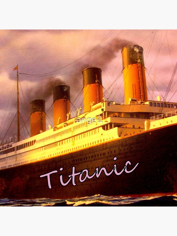 Titanic Ocean.Rose Ship Luggage Tag