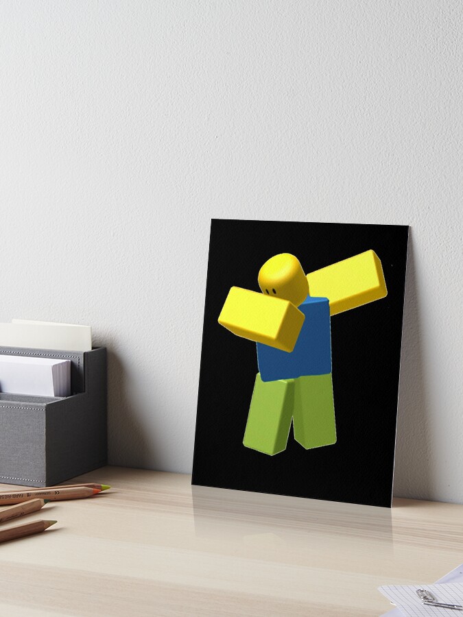 Roblox Dab Art Board Print By Minimalismluis Redbubble - roblox framed art print by minimalismluis redbubble