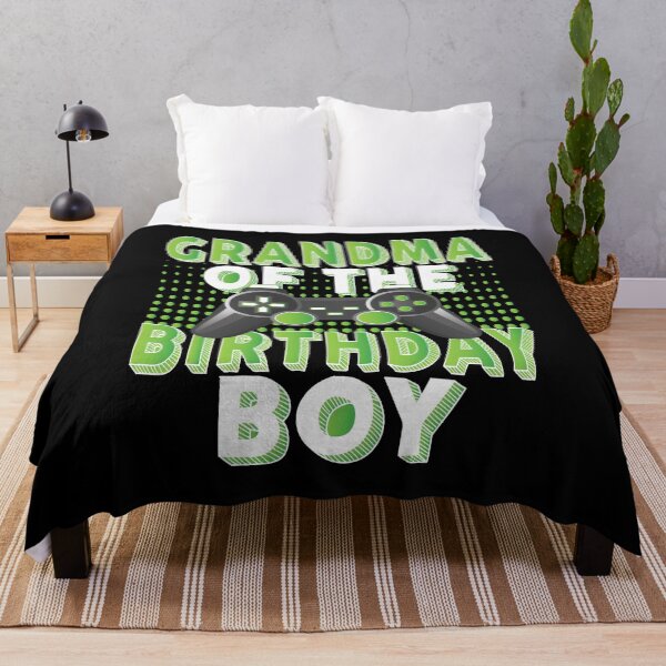 Item preview, Grandma Of The Birthday Boy Gamer B-day Party graphic designed and sold by Grabitees.