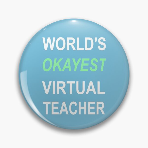 Item preview, WORLS'S OKAYEST VIRTUAL TEACHER designed and sold by AVOGATO KITTY KAT  CAT.