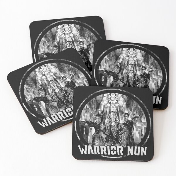 Item preview, Warrior Nun black and white designed and sold by Aemeth.