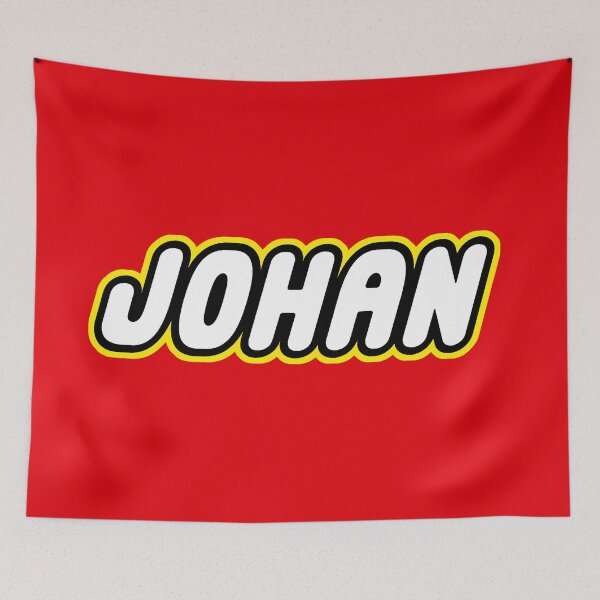 Item preview, Johan personalize gift for mini builder and bricks fan Birthday Johan designed and sold by Urosek.