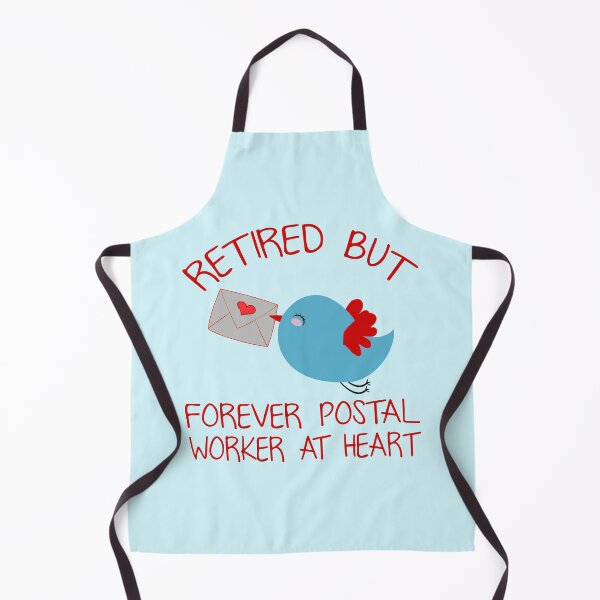 Item preview, Funny Post Retired Postal Worker At Heart Mail Carrier Mailbox Mailman designed and sold by TopTeeShop.