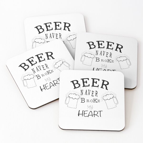 Item preview, Beer never broke my heart. designed and sold by DearDesign.