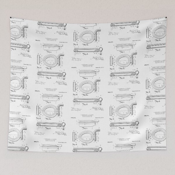 Item preview, Ventilator for closet bowls was invented by F. 1911 patent designed and sold by InkedArtPrints.