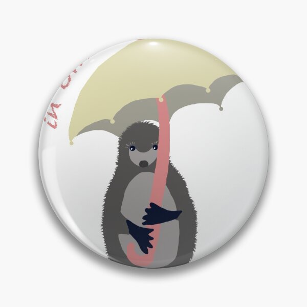 Item preview, Cute hedgehog with an umbrella designed and sold by Amalus-files.