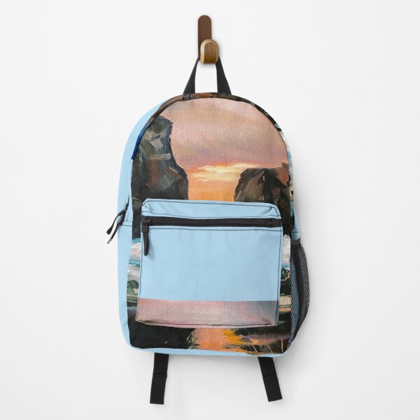 Item preview, Landscape Beach - Peach Rocks designed and sold by rachelhellier.