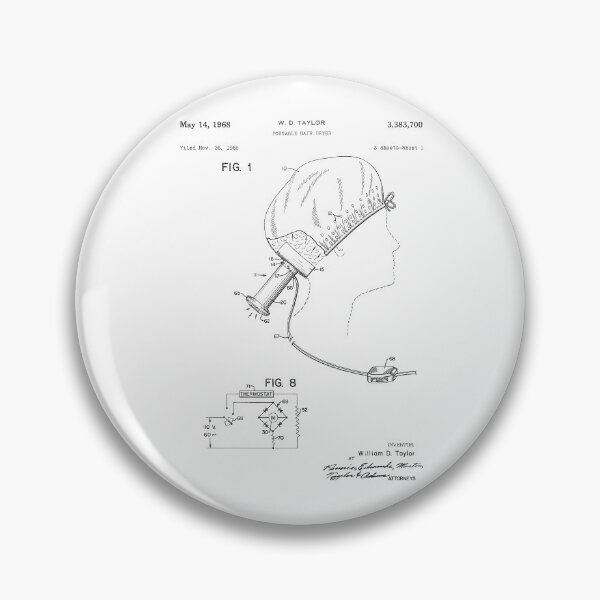 Item preview, Portable bath dryer was 1968 patent designed and sold by InkedArtPrints.