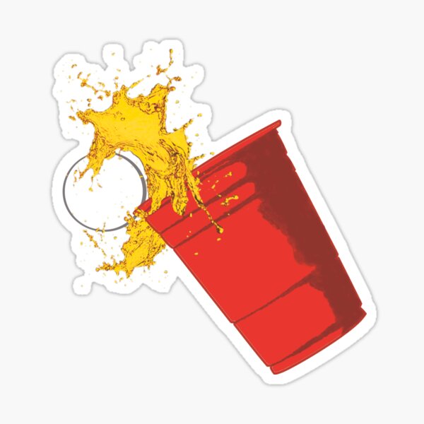 Beer Pong Sticker