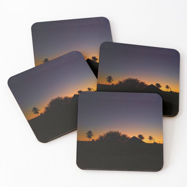 Item preview, Sunset - A Magical Evening in the silhouette of trees designed and sold by Sreena.