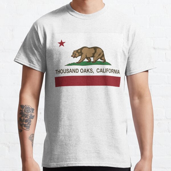 California State Map Cali Bear Republic Pride Men's T-shirt 