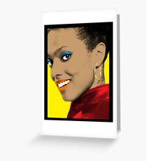 Martha Jones Pop Art Greeting Card