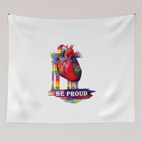 Item preview,  gay pride flag BE PROUD designed and sold by loulousworld.